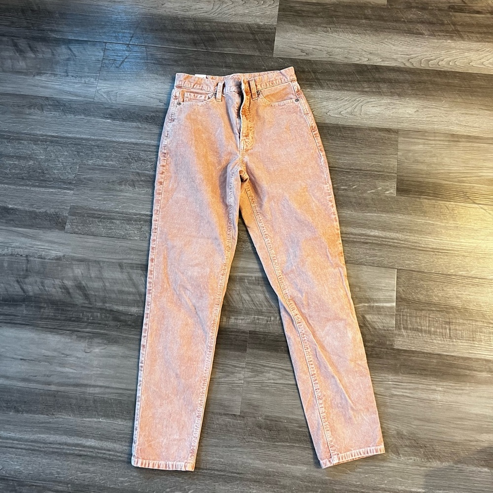 pink corduroy pants